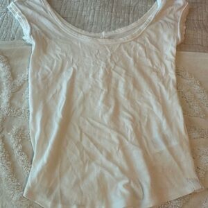 We The Free Off-White Short Sleeve Top